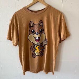 Drew House Sherman Squirrel Brown Graphic T-Shirt